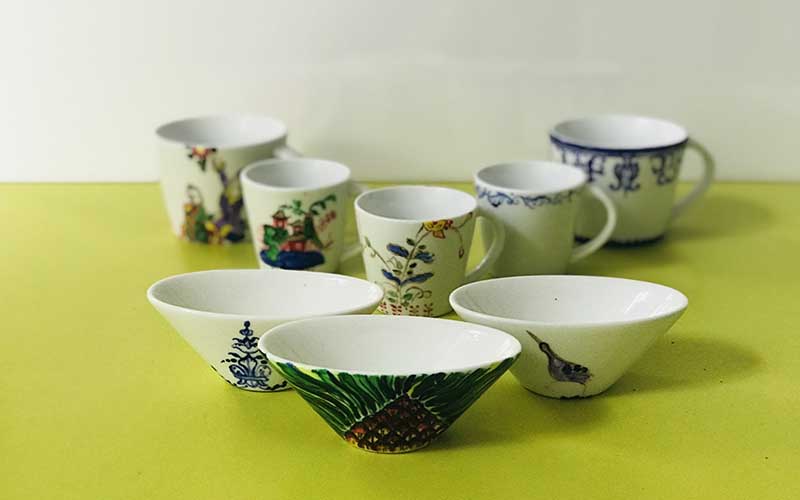 Peinture sur porcelaine