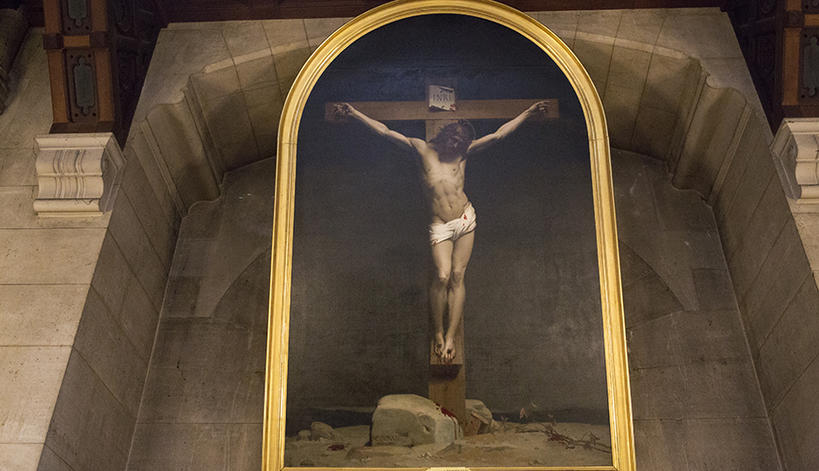 Le Christ en croix