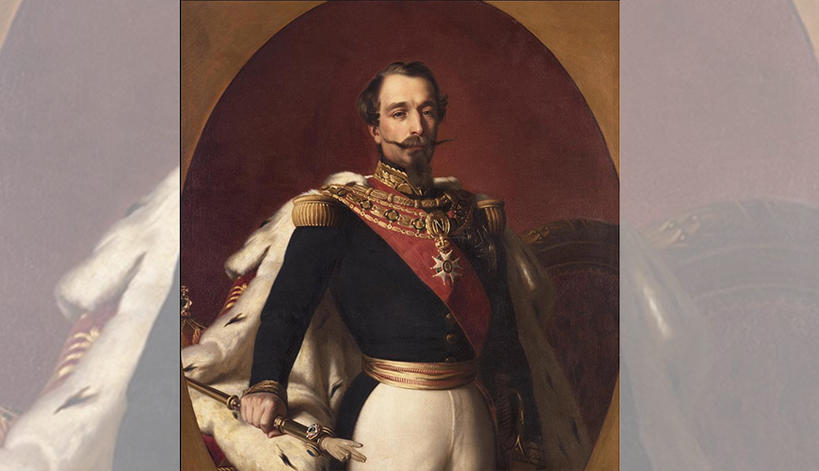 Portrait de l'Empereur Napoléon III, d'après Winterhalter