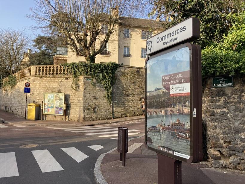 Campagne d'affichage vues de Saint-Cloud