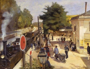 La station de Saint-Cloud