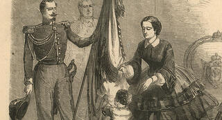 Napoléon III, Eugénie et Louis-Napoléon